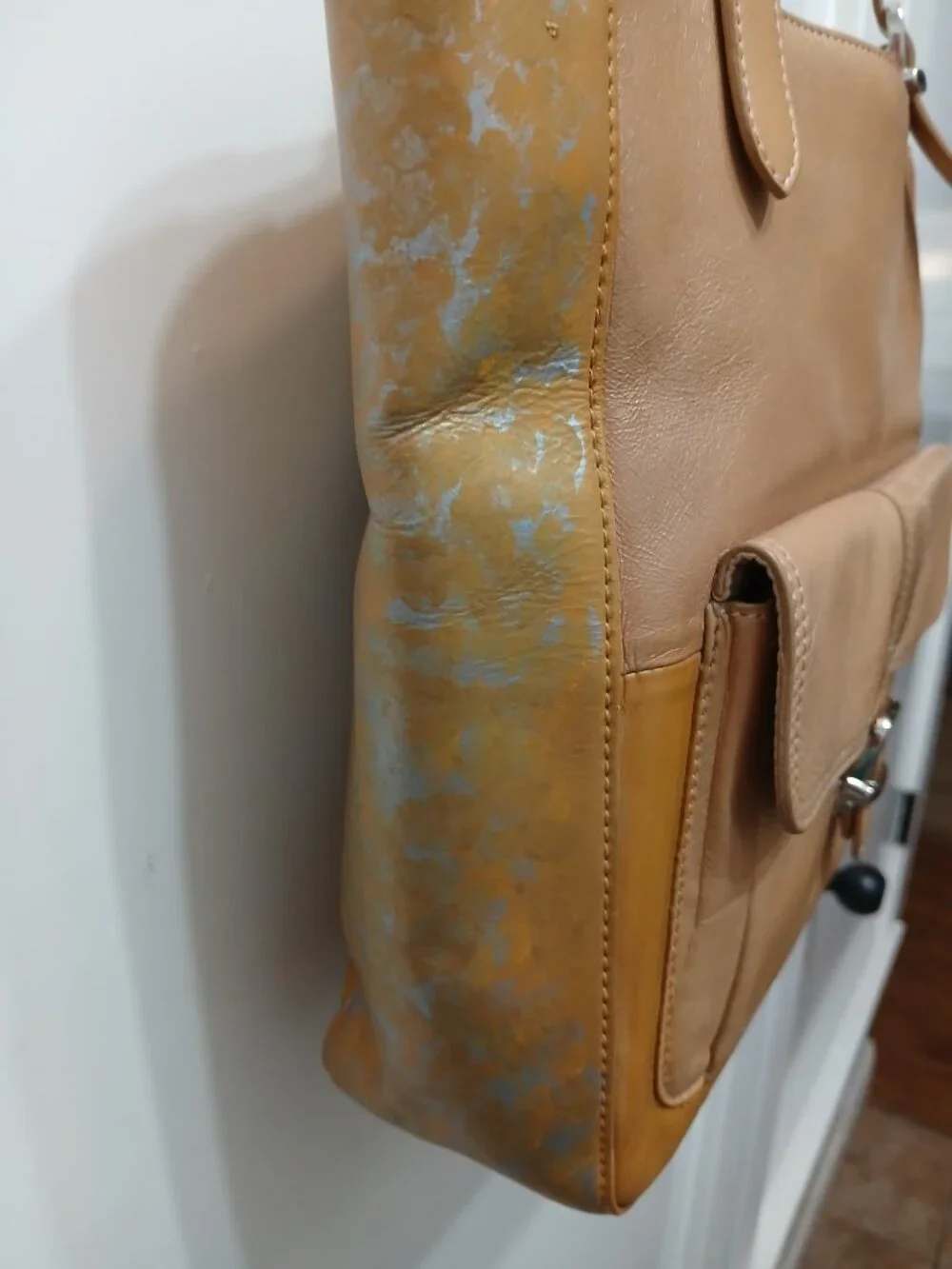 Valerie Stevens Leather Satchel🤎